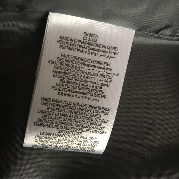 BCBGeneration Faux Fur Vest Boho Gunmetal Gray XS - Picture 5 of 10